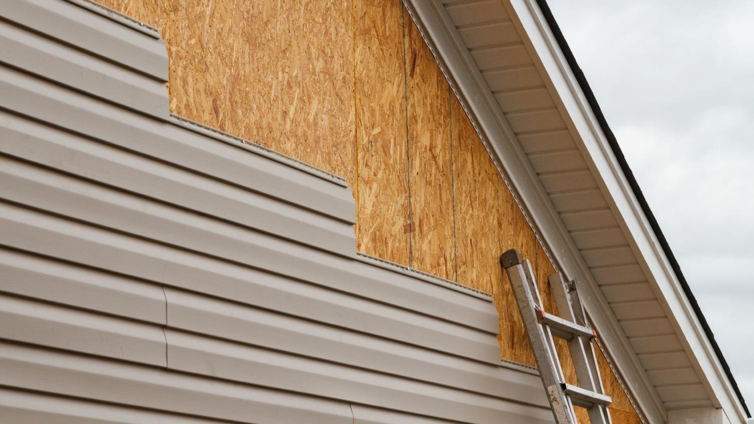 House siding installation on a Virginia home
